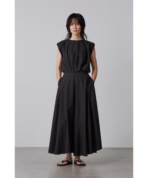YLEVE(イレーヴ)の「YLEVE / SUVIN COTTON TYPEWRITER SKIRT(スカート・レディース・ブラウン/ブラック・1/0/2)」の3枚目の写真