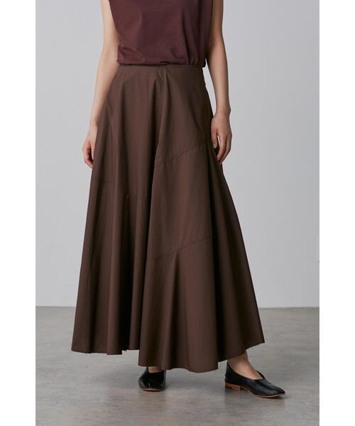 YLEVE(イレーヴ)の「YLEVE / SUVIN COTTON TYPEWRITER SKIRT(スカート・レディース・ブラウン/ブラック・1/0/2)」の12枚目の写真