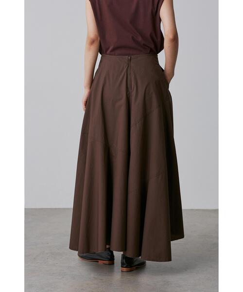 YLEVE(イレーヴ)の「YLEVE / SUVIN COTTON TYPEWRITER SKIRT(スカート・レディース・ブラウン/ブラック・1/0/2)」の14枚目の写真