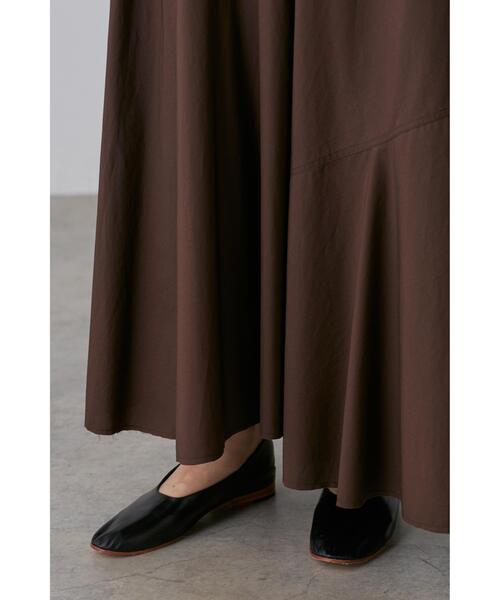 YLEVE(イレーヴ)の「YLEVE / SUVIN COTTON TYPEWRITER SKIRT(スカート・レディース・ブラウン/ブラック・1/0/2)」の16枚目の写真