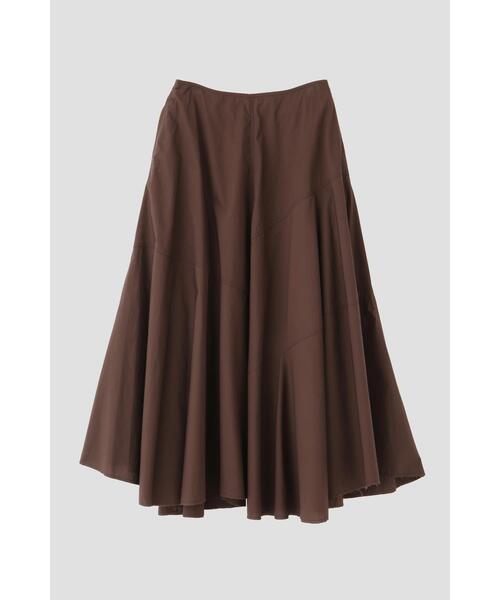 YLEVE(イレーヴ)の「YLEVE / SUVIN COTTON TYPEWRITER SKIRT(スカート・レディース・ブラウン/ブラック・1/0/2)」の18枚目の写真