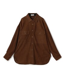 METIS SUEDE レギュラーカラーシャツ