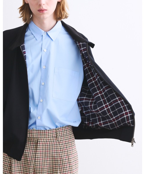 Traditional Weatherwear(トラディショナルウェザーウェア)の「DENBIGH(ブルゾン・メンズ・ネイビー/ブラウン・38/36)」の6枚目の写真