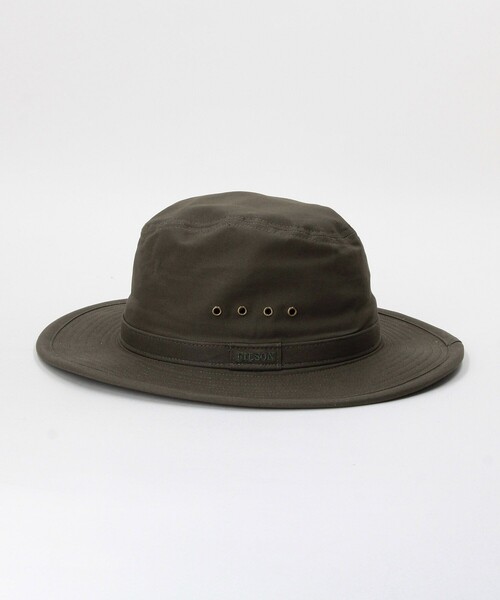 FILSON（フィルソン）の「FILSON/フィルソン Summer Packer Hat/サマー パッカーハット（ハット・メンズ・オリーブ/ナチュラル・LARGE）」の3枚目の写真