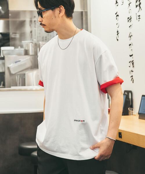 Collaboration URBAN RESEARCH(コラボレーションアーバンリサーチ)の「KAMUKURA×UR T-SHIRTS Lantern(Tシャツ/カットソー・メンズ・ホワイト系その他/チャコールグレー/ホワイト/レッド/ブラウン・LARGE/MEDIUM/SMALL)」の2枚目の写真