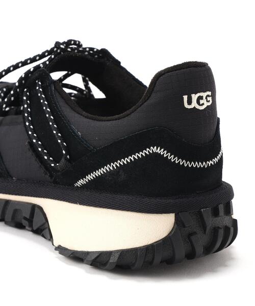 UGG（アグ）の「UGG/アグ/RetroFi Low Ballet Sneaker/レトロファイ ロー バレエ スニーカー/1184511（スニーカー・レディース・アイボリー/ブラック・7/6/8）」の4枚目の写真