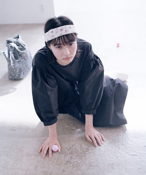 shesaidthat(シーセッドザット)の「shesaidthat - ギャザーワンピース / Gather Dress(ワンピース・レディース・ネイビー/ホワイト・FREE)」の22枚目の写真