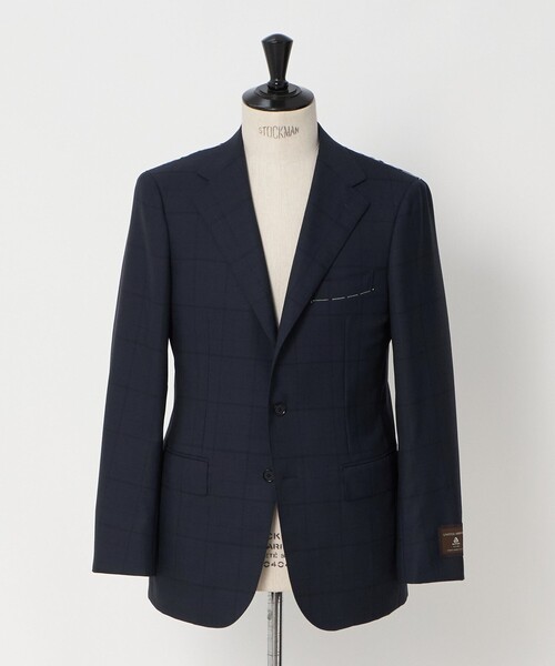 UNITED ARROWS(ユナイテッドアローズ)の「シャドーグレンプレイド シングル 3ボタン スーツ REGULAR MODEL(セットアップ・メンズ・ネイビー・50/46/48)」の4枚目の写真