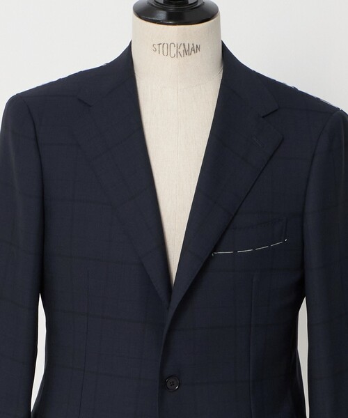 UNITED ARROWS(ユナイテッドアローズ)の「シャドーグレンプレイド シングル 3ボタン スーツ REGULAR MODEL(セットアップ・メンズ・ネイビー・50/46/48)」の6枚目の写真