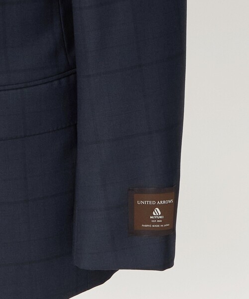 UNITED ARROWS(ユナイテッドアローズ)の「シャドーグレンプレイド シングル 3ボタン スーツ REGULAR MODEL(セットアップ・メンズ・ネイビー・50/46/48)」の7枚目の写真