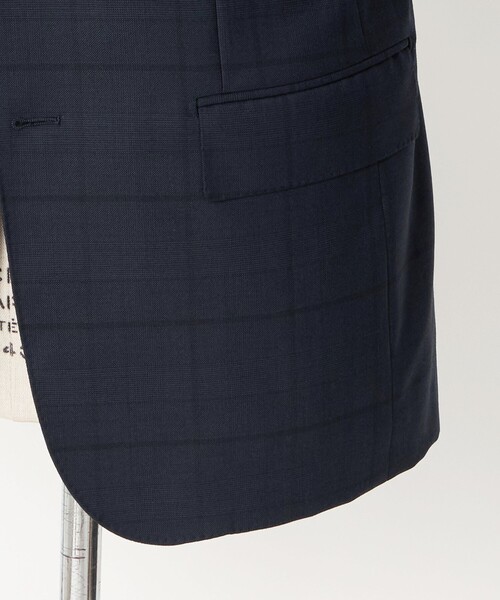 UNITED ARROWS(ユナイテッドアローズ)の「シャドーグレンプレイド シングル 3ボタン スーツ REGULAR MODEL(セットアップ・メンズ・ネイビー・50/46/48)」の8枚目の写真