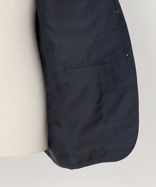 UNITED ARROWS(ユナイテッドアローズ)の「シャドーグレンプレイド シングル 3ボタン スーツ REGULAR MODEL(セットアップ・メンズ・ネイビー・50/46/48)」の12枚目の写真