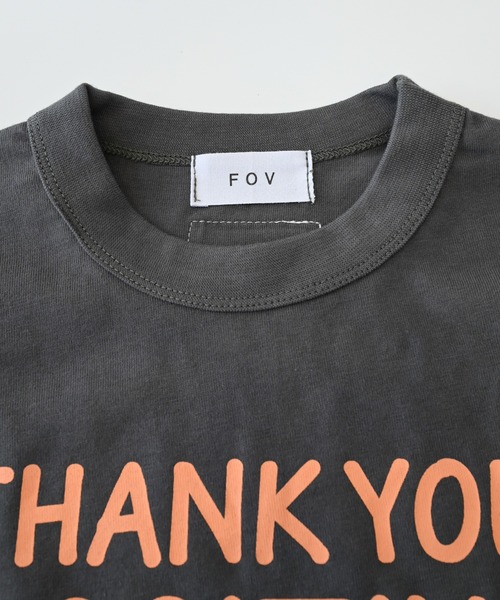 FOV(フォブ)の「フォブ POSITIVE MIND L/S Tシャツ(Tシャツ/カットソー・レディース・チャコールグレー/ブラック/ベージュ系その他・F)」の8枚目の写真