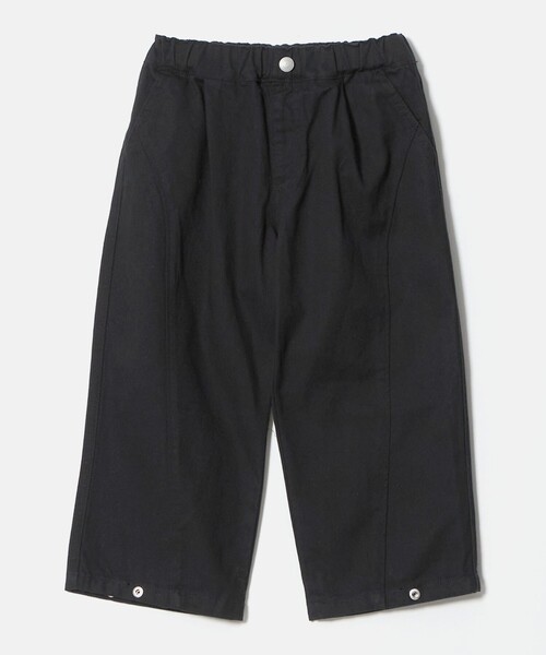 green label relaxing（グリーンレーベルリラクシング）の「2WAY ツイル スナップ パンツ / キッズ 100cm-160cm（チノパンツ・キッズ・ブラック/ブラウン系・110cm/100cm/120cm/130cm/140cm/150cm/160cm）」の2枚目の写真