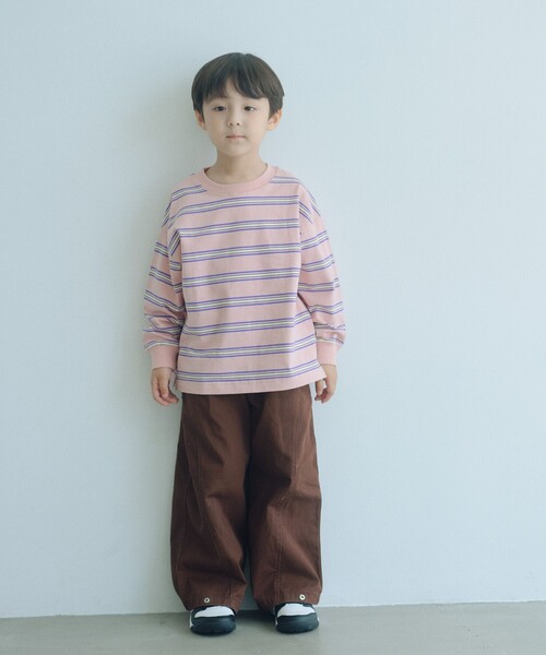 green label relaxing（グリーンレーベルリラクシング）の「2WAY ツイル スナップ パンツ / キッズ 100cm-160cm（チノパンツ・キッズ・ブラック/ブラウン系・110cm/100cm/120cm/130cm/140cm/150cm/160cm）」の19枚目の写真