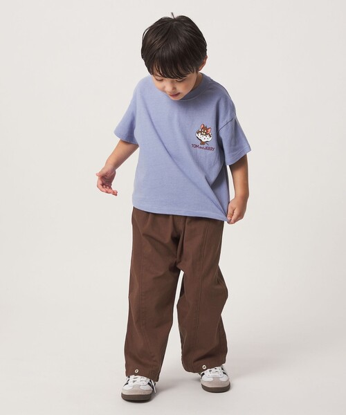green label relaxing（グリーンレーベルリラクシング）の「2WAY ツイル スナップ パンツ / キッズ 100cm-160cm（チノパンツ・キッズ・ブラック/ブラウン系・110cm/100cm/120cm/130cm/140cm/150cm/160cm）」の17枚目の写真