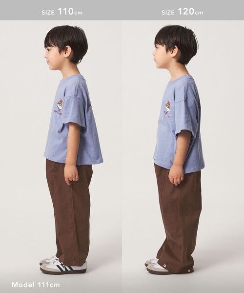 green label relaxing（グリーンレーベルリラクシング）の「2WAY ツイル スナップ パンツ / キッズ 100cm-160cm（チノパンツ・キッズ・ブラック/ブラウン系・110cm/100cm/120cm/130cm/140cm/150cm/160cm）」の15枚目の写真
