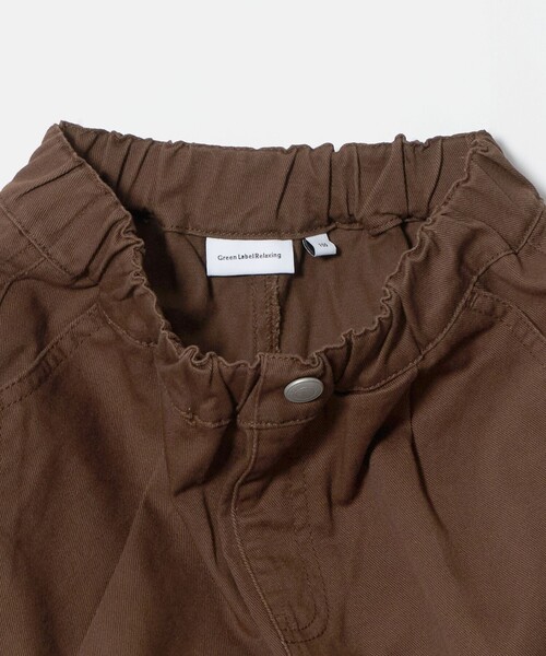 green label relaxing（グリーンレーベルリラクシング）の「2WAY ツイル スナップ パンツ / キッズ 100cm-160cm（チノパンツ・キッズ・ブラック/ブラウン系・110cm/100cm/120cm/130cm/140cm/150cm/160cm）」の3枚目の写真