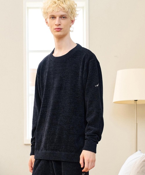 CALL&RESPONSE(コールアンドレスポンス)の「mlt5769- CALLネームテープ ルームTOPS サイセンタク(264-1441-08)(Tシャツ/カットソー・メンズ・グレイッシュベージュ/ダークブルー・5/4/2)」の8枚目の写真