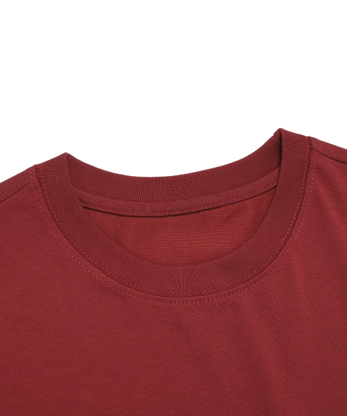 BLANKIT(ブランキット)の「ベーシックソフト無地クルーネックTシャツ(ワイン)(Tシャツ/カットソー・メンズ・その他・2XL/LARGE/MEDIUM/SMALL/X-LARGE)」の11枚目の写真