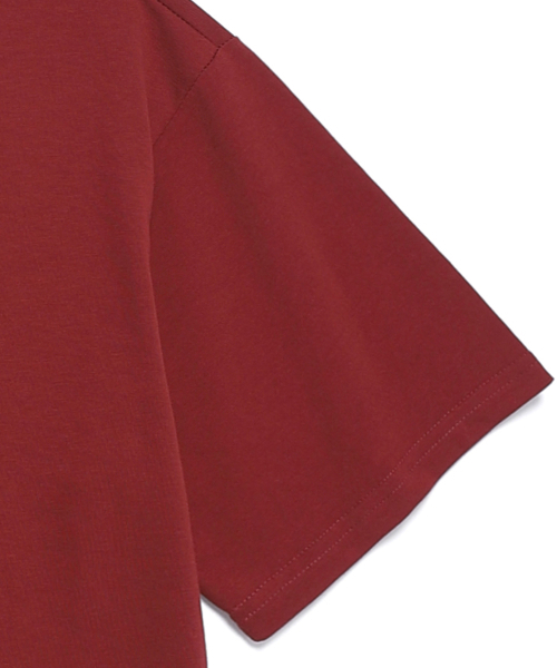 BLANKIT(ブランキット)の「ベーシックソフト無地クルーネックTシャツ(ワイン)(Tシャツ/カットソー・メンズ・その他・2XL/LARGE/MEDIUM/SMALL/X-LARGE)」の4枚目の写真