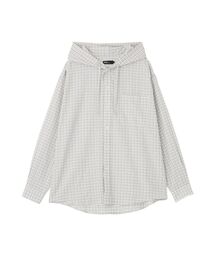 CRAFT STANDARD BOUTIQUE | チェックフードシャツ(シャツ/ブラウス)