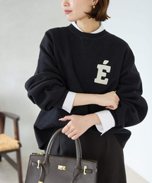 《WEB限定カラーあり/シリーズあり/追加》サガラ刺繍スウェットライクニット
