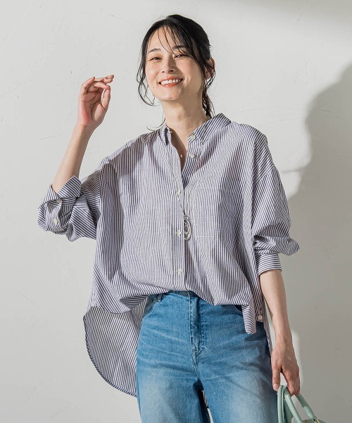 LAUTREAMONT（ロートレアモン）の「2WAYアレンジブラウス（シャツ/ブラウス・レディース・ブラウン/ピンク/ブラウン系その他・9号）」の7枚目の写真