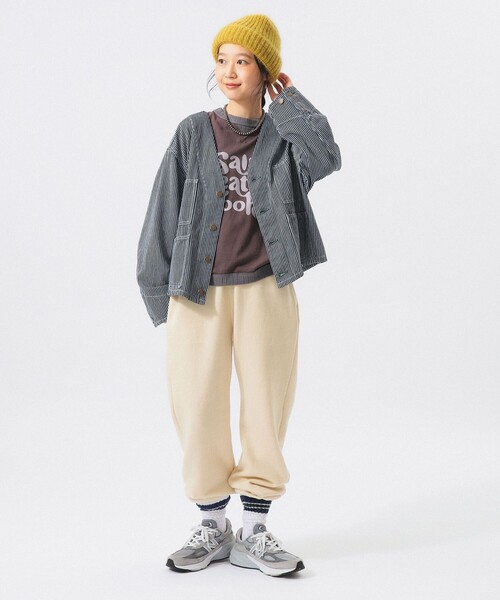 BEAMS BOY(ビームスボーイ)の「スウェット パンツ(スウェットパンツ・レディース・クリーム/トップグレー・2/1/0)」の3枚目の写真