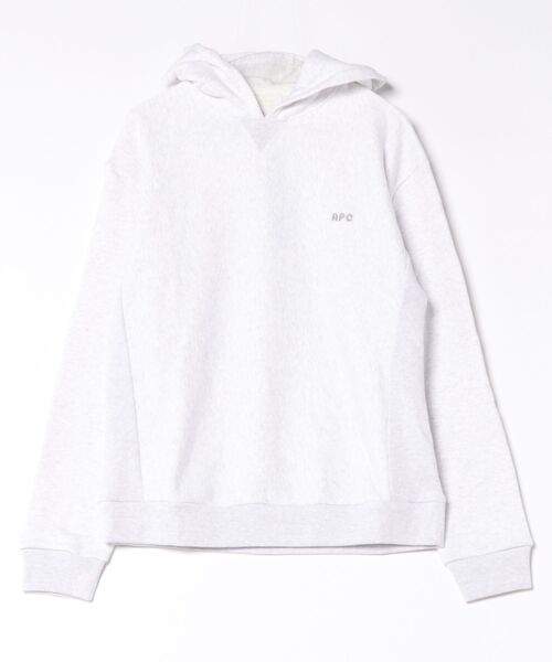 A.P.C.(アーペーセー)の「HOODIE 406PATCH H(パーカー・メンズ・ブラック/ブラウン/グレー・XS/M/L/S)」の2枚目の写真