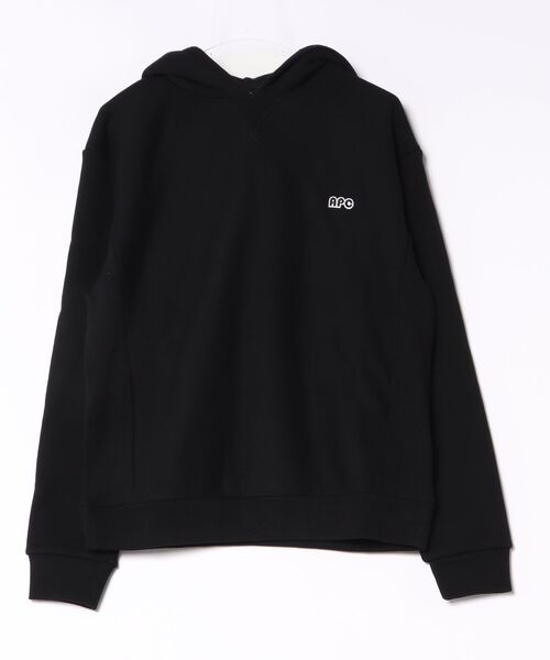 A.P.C.(アーペーセー)の「HOODIE 406PATCH H(パーカー・メンズ・ブラック/ブラウン/グレー・XS/M/L/S)」の1枚目の写真