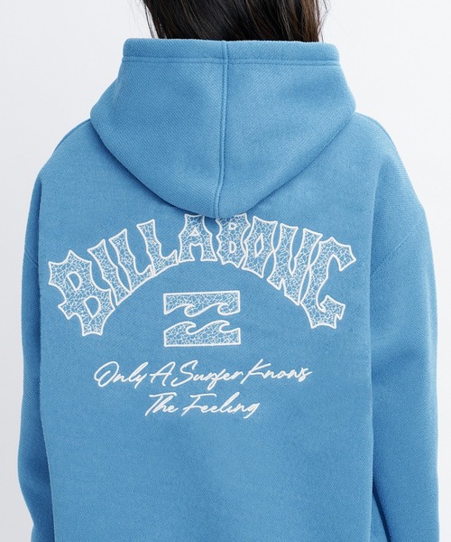 BILLABONG(ビラボン)の「BILLABONG ウィメンズ SHAGGY BONDING ARCH PARKA パーカー 【2026年秋冬モデル】/ビラボンバックプリントプルオーバーフーディー(パーカー・レディース・アイボリー/オフホワイト/ブルー系その他・MEDIUM/LARGE)」の7枚目の写真
