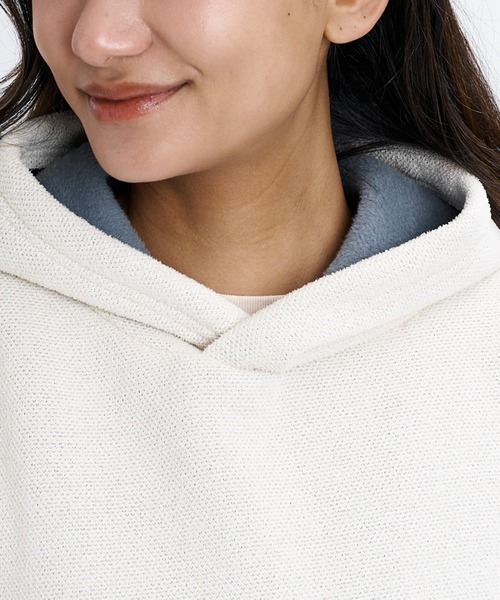 BILLABONG(ビラボン)の「BILLABONG ウィメンズ SHAGGY BONDING ARCH PARKA パーカー 【2026年秋冬モデル】/ビラボンバックプリントプルオーバーフーディー(パーカー・レディース・アイボリー/オフホワイト/ブルー系その他・MEDIUM/LARGE)」の10枚目の写真