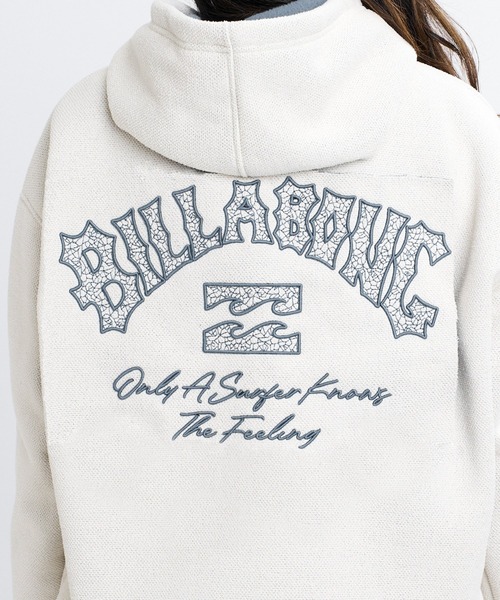 BILLABONG(ビラボン)の「BILLABONG ウィメンズ SHAGGY BONDING ARCH PARKA パーカー 【2026年秋冬モデル】/ビラボンバックプリントプルオーバーフーディー(パーカー・レディース・アイボリー/オフホワイト/ブルー系その他・MEDIUM/LARGE)」の13枚目の写真