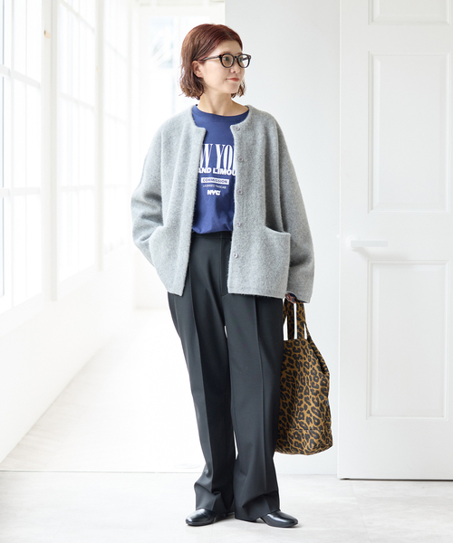 Spick & Span(スピックアンドスパン)の「2WAYストレッチスリムストレートパンツ(スラックス・レディース・ブラック/ベージュ・36/38)」の9枚目の写真