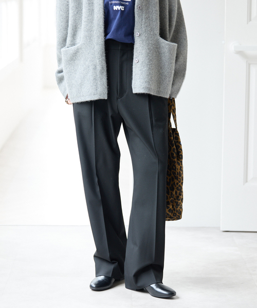 Spick & Span(スピックアンドスパン)の「2WAYストレッチスリムストレートパンツ(スラックス・レディース・ブラック/ベージュ・36/38)」の13枚目の写真
