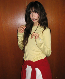 SOFT MINI LABEL LONG SLEEVE BUTTER
