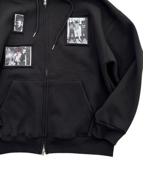 SK8ER ROCK（スケーターロック）の「Riot Archive Sweat Hood Zip-Up (Black)（パーカー・レディース・その他・ONE SIZE）」の5枚目の写真