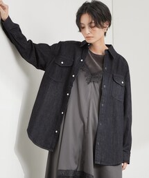 【Lee別注】ワークデニムシャツ