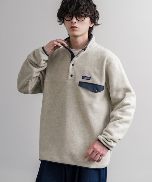 patagonia(パタゴニア)の「Patagonia パタゴニア M S LW SYNCH SNAP T P O シンチラフリーススナップボタン長袖プルオーバー(その他トップス・メンズ・ブラック/キナリ/ブルー・S/M/L/XL)」の2枚目の写真