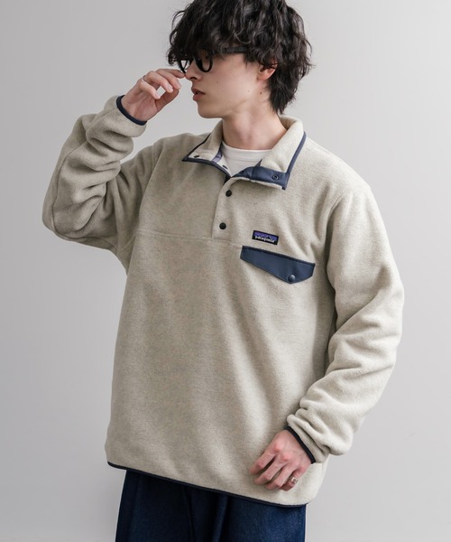patagonia(パタゴニア)の「Patagonia パタゴニア M S LW SYNCH SNAP T P O シンチラフリーススナップボタン長袖プルオーバー(その他トップス・メンズ・ブラック/キナリ/ブルー・S/M/L/XL)」の10枚目の写真