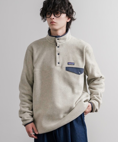 patagonia(パタゴニア)の「Patagonia パタゴニア M S LW SYNCH SNAP T P O シンチラフリーススナップボタン長袖プルオーバー(その他トップス・メンズ・ブラック/キナリ/ブルー・S/M/L/XL)」の9枚目の写真