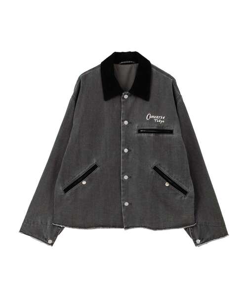CONVERSE TOKYO(コンバーストウキョウ)の「EMBROIDERY DETROIT JACKET(ブルゾン・レディース・オリーブ/ブラック・SMALL/MEDIUM)」の10枚目の写真