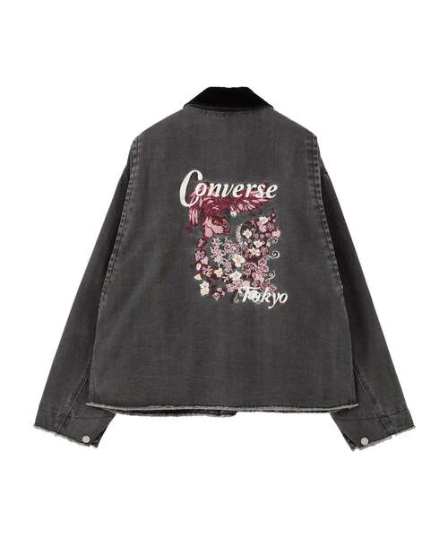 CONVERSE TOKYO(コンバーストウキョウ)の「EMBROIDERY DETROIT JACKET(ブルゾン・レディース・オリーブ/ブラック・SMALL/MEDIUM)」の11枚目の写真