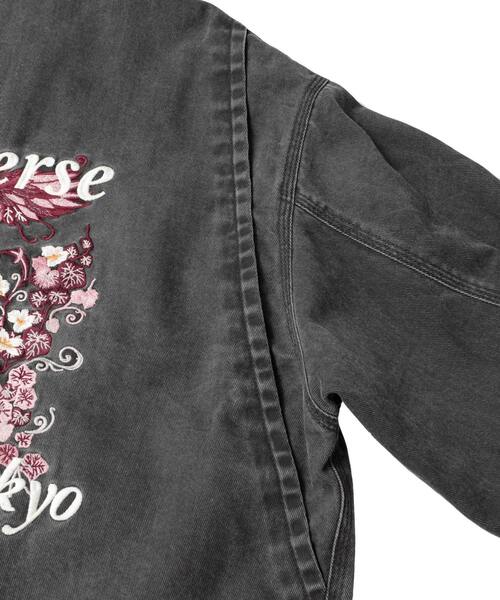 CONVERSE TOKYO(コンバーストウキョウ)の「EMBROIDERY DETROIT JACKET(ブルゾン・レディース・オリーブ/ブラック・SMALL/MEDIUM)」の15枚目の写真
