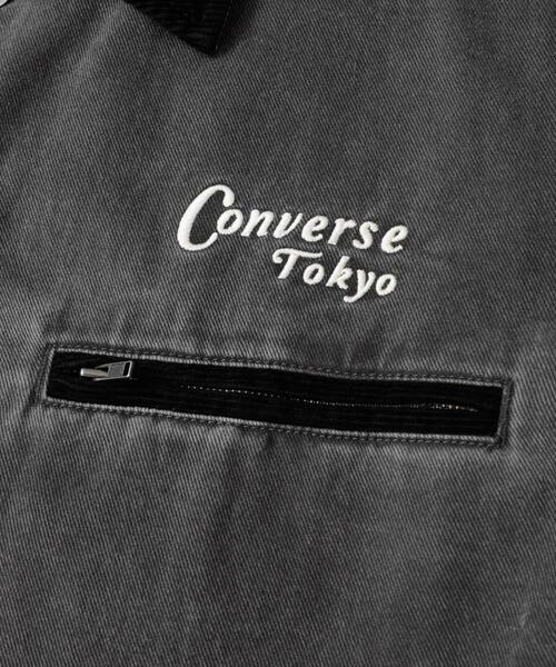 CONVERSE TOKYO(コンバーストウキョウ)の「EMBROIDERY DETROIT JACKET(ブルゾン・レディース・オリーブ/ブラック・SMALL/MEDIUM)」の17枚目の写真