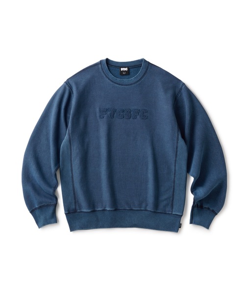 FTC（エフティーシー）の「FTCSFC LOGO APPLIQUE CREW NECK（スウェット・メンズ・ブラウン/グレー/ネイビー/ブラック・MEDIUM/LARGE/X-LARGE/SMALL）」の4枚目の写真
