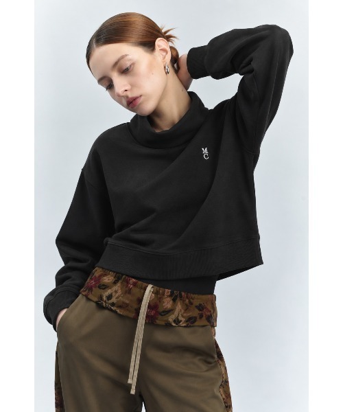 Muel Chic(ミュエルシック)の「Mia Pullover ミアプルオーバー(スウェット・レディース・ブラウン/ネイビー/ブラック/アイボリー・FREE)」の2枚目の写真