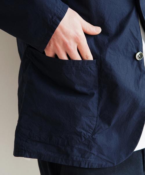 green label relaxing（グリーンレーベルリラクシング）の「KC WASHED TYPE/W シャツジャケット◆（テーラードジャケット・メンズ・オリーブ/ネイビー・X-LARGE/SMALL/LARGE/MEDIUM）」の9枚目の写真