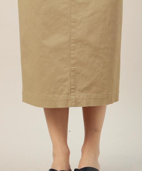 BEAUTY&YOUTH UNITED ARROWS（ビューティーアンドユースユナイテッドアローズ）の「BY コットンベルトタイトスカート ◆（スカート・レディース・ベージュ/オリーブ・MEDIUM/SMALL）」の12枚目の写真
